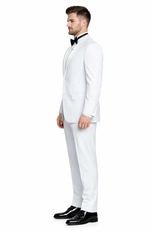 White Prom Suit - White Prom Tuxedo  - White Suit