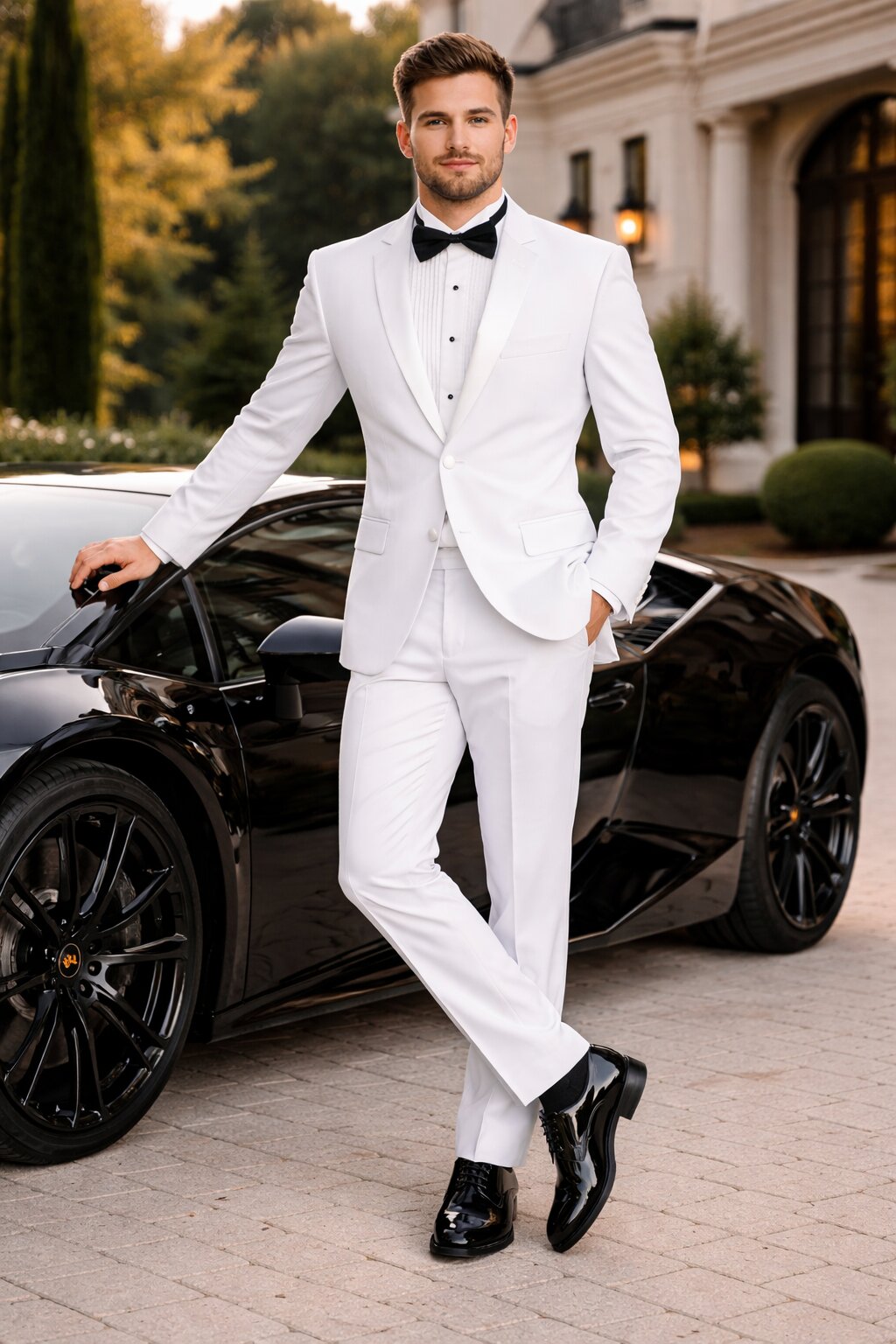 White Prom Suit - White Prom Tuxedo  - White Suit