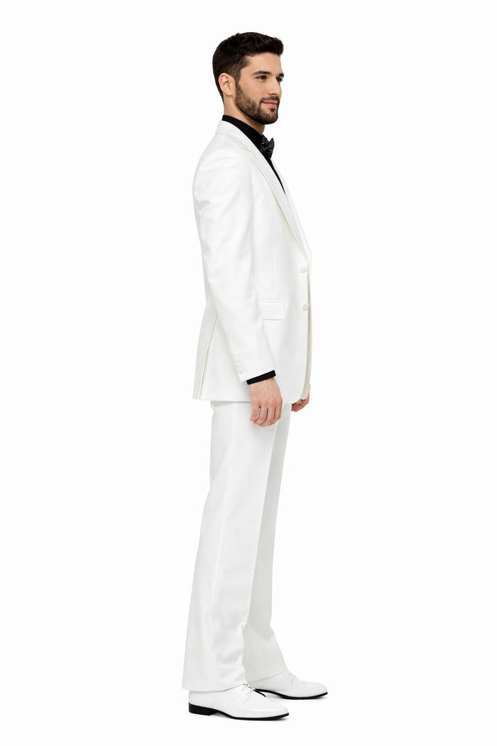 Mens John Travolta Saturday Night Fever Disco Suit in White