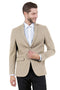 Mens Zegarie Brand Men's Basic Business Sport Coat Blazer in Khaki Tan