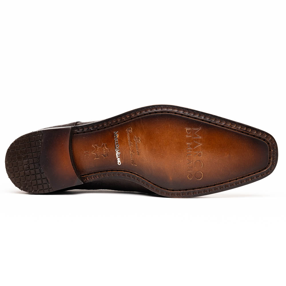 Genuine Caiman & Lizard Brown Shoe