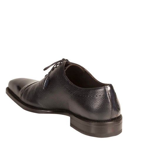 Mezlan Potsdam Navy Calfskin Oxford Shoes – Elegant Lace-Up Dress Shoes (Size 9 Last Call)