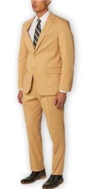 Mix And Match Suits Men's Suit Separates Wool Fabric Khaki Suit By Alberto Nardoni Brand - AlbertoNardoniStore