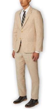 Mix And Match Suits Men's Suit Separates Wool Natural Suit By Alberto Nardoni Brand - AlbertoNardoniStore