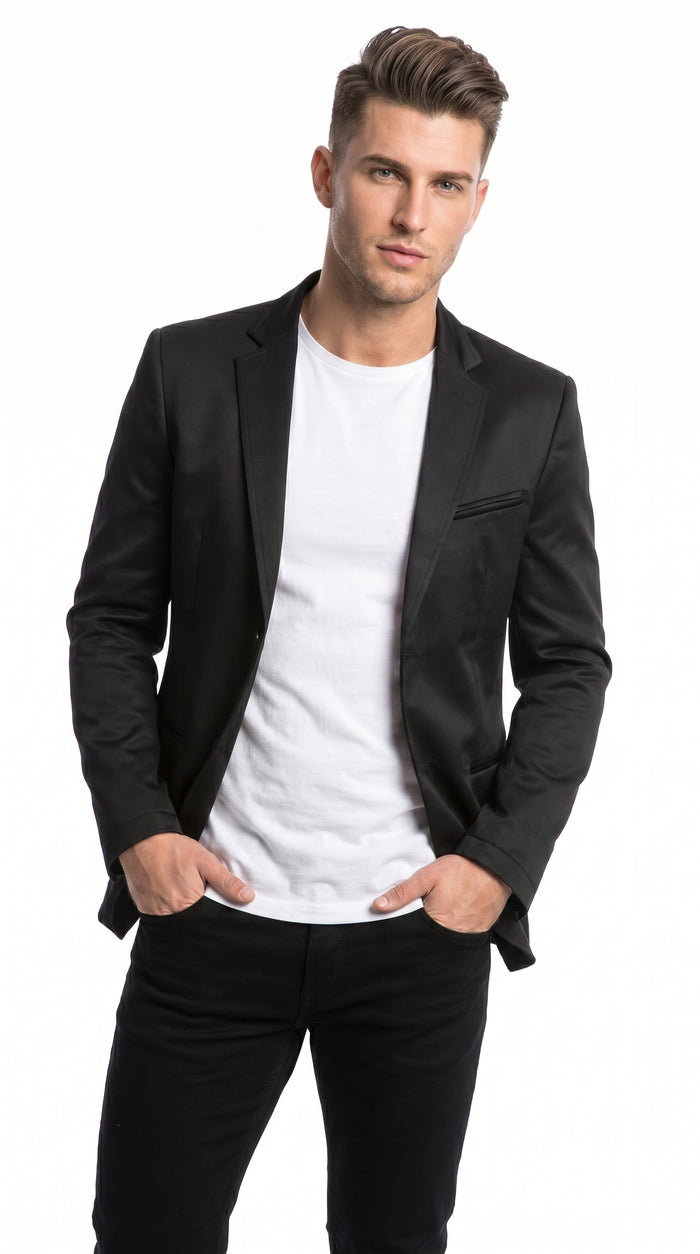 Roberto Tapia Men’s Black Western Cowboy Blazer MON-2174, Saco Vaquero Charro Jacket