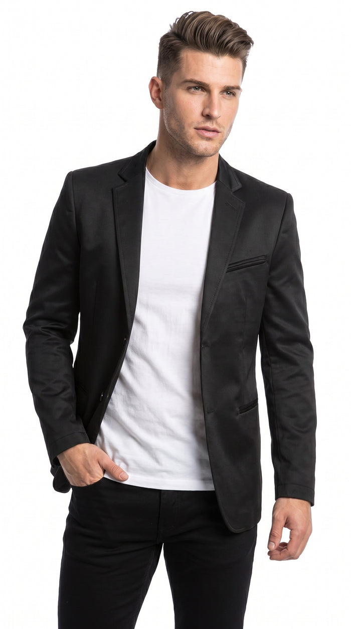 Roberto Tapia Men’s Black Western Cowboy Blazer MON-2174, Saco Vaquero Charro Jacket