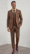 Men's Premium 3-Piece Wool Modern Fit Suit – Pin Notch Lapel