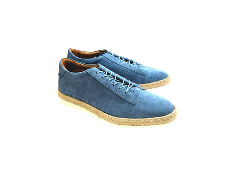 P01062 Monaco Crocco print sport- Blue