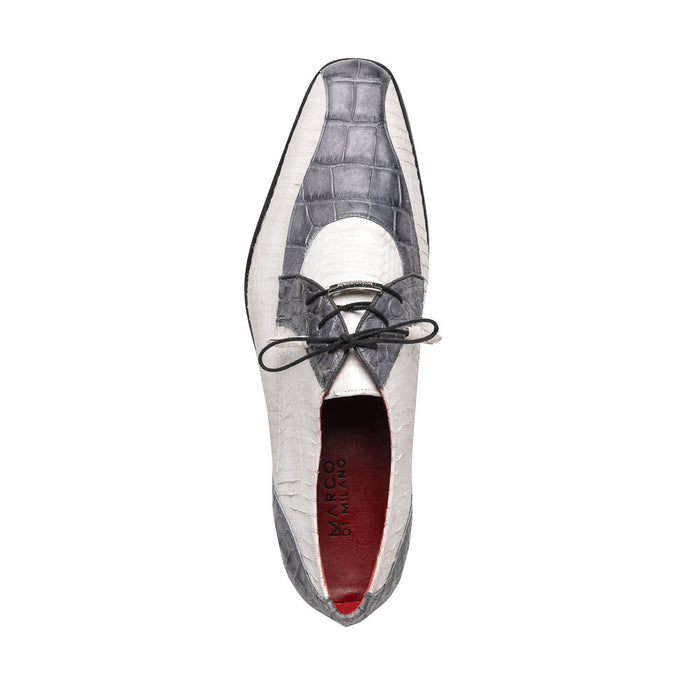 Marco Di Milano Moncalieri White Dress Derby Oxfords 