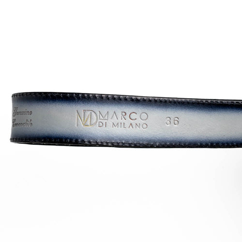 Marco Di Milano Montana Belt - Stone Gray Leather Loafer
