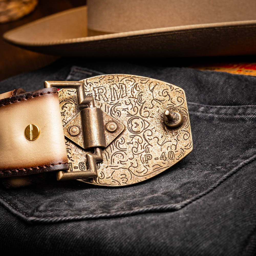Marco Di Milano Montana Belt Stone Orix Leather Shoe