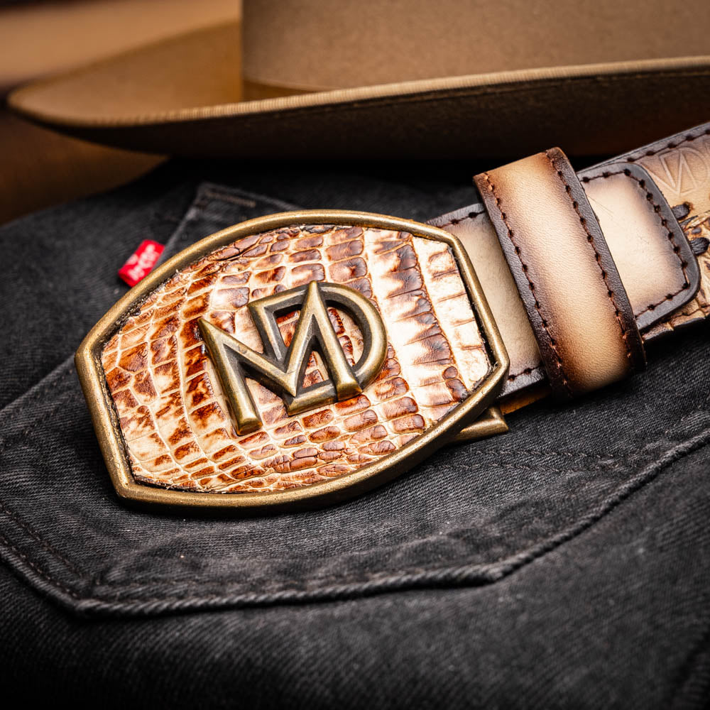 Marco Di Milano Montana Belt Stone Orix Leather Shoe