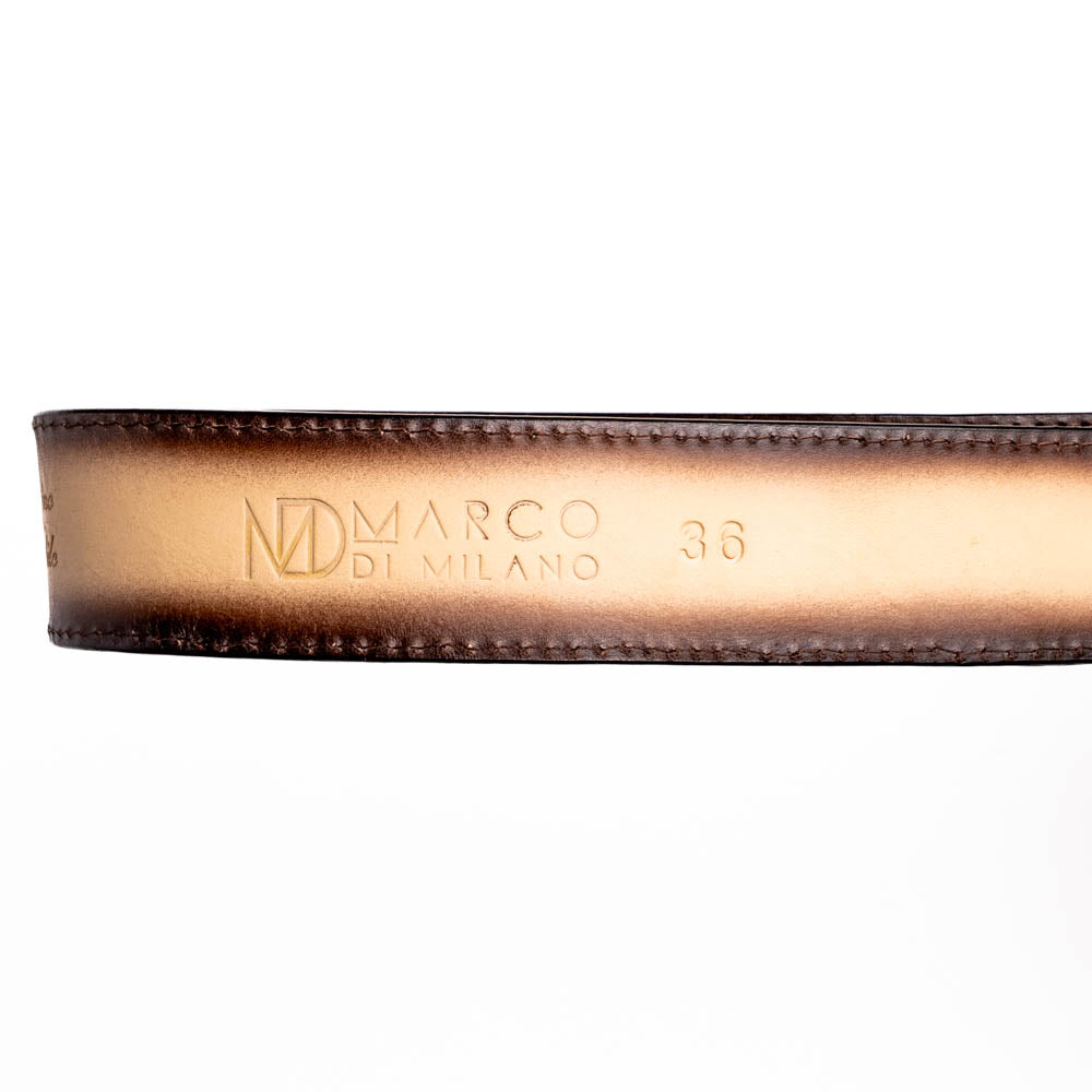 Marco Di Milano Montana Belt Stone Orix Leather Shoe