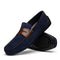 Zelli Monza Suede and Hand-Burnished Calfskin Driving Loafers in Navy