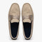 Zelli Monza Suede and Genuine Crocodile Driving Loafers in Sand