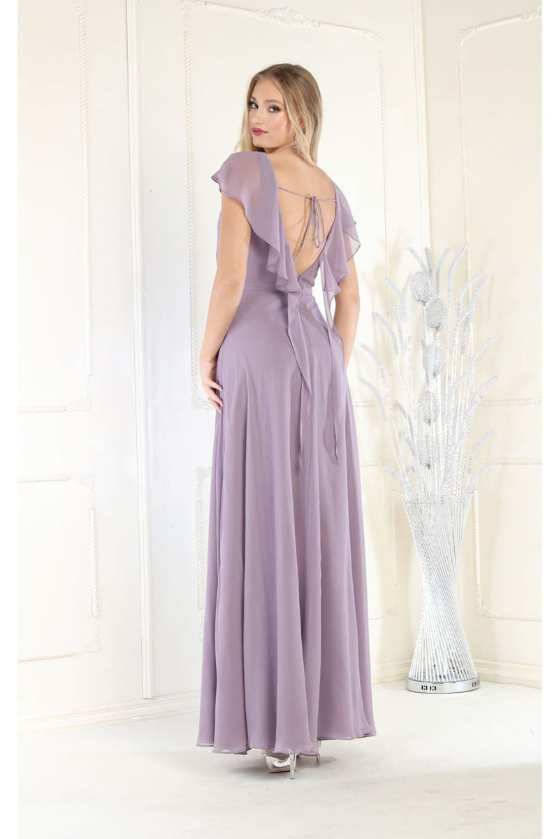 Plus Size Long Evening Gown Maxi Formal Dress for Women By May Queen MQ1917
