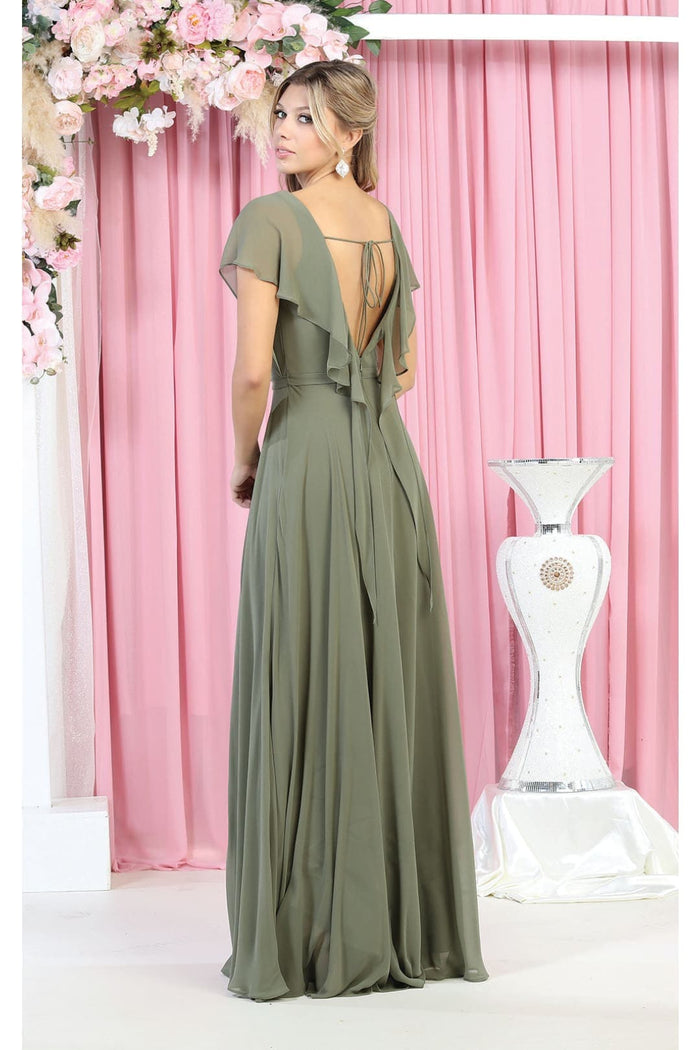 Plus Size Long Evening Gown Maxi Formal Dress for Women By May Queen MQ1917