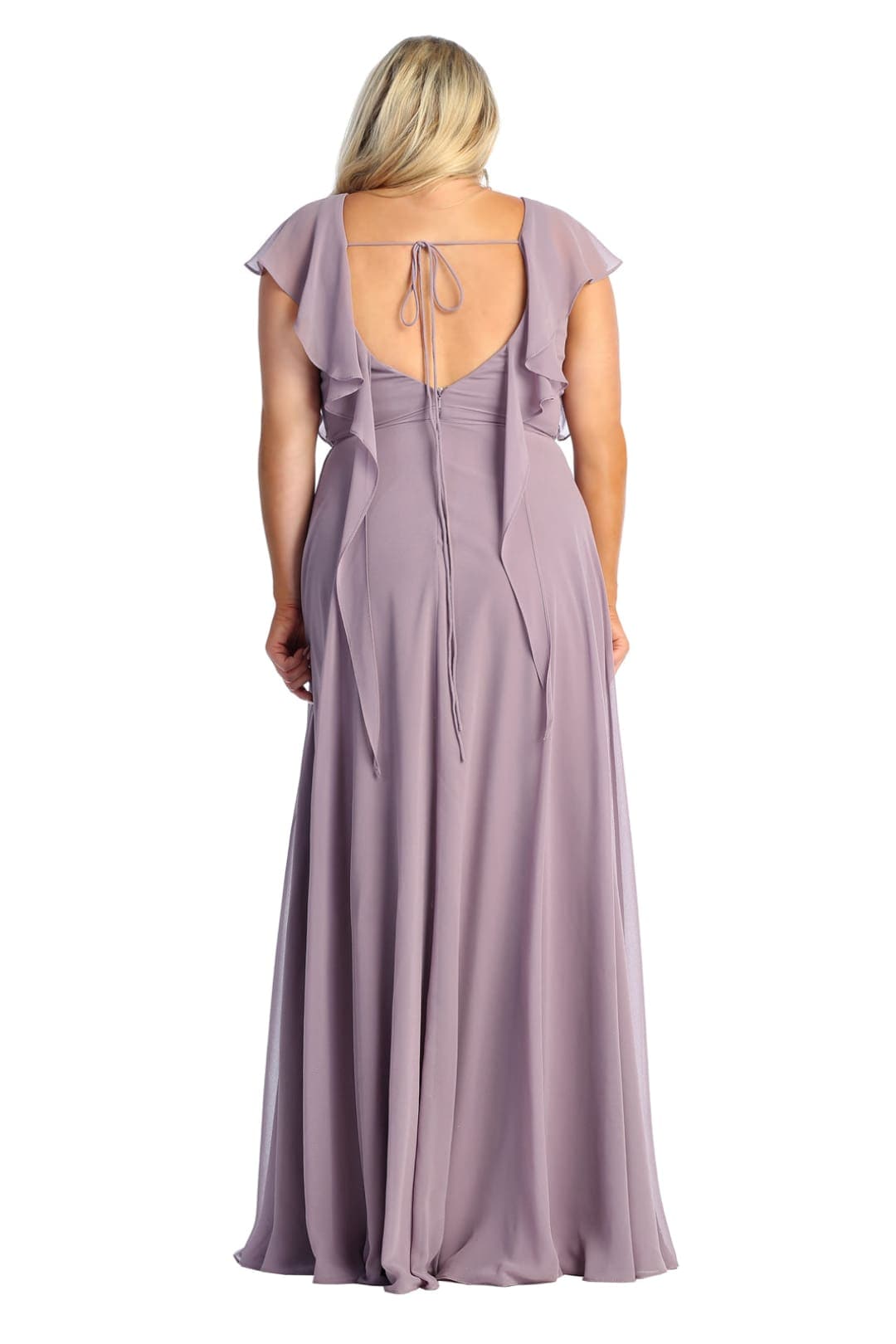 Plus Size Long Evening Gown Maxi Formal Dress for Women By May Queen MQ1917
