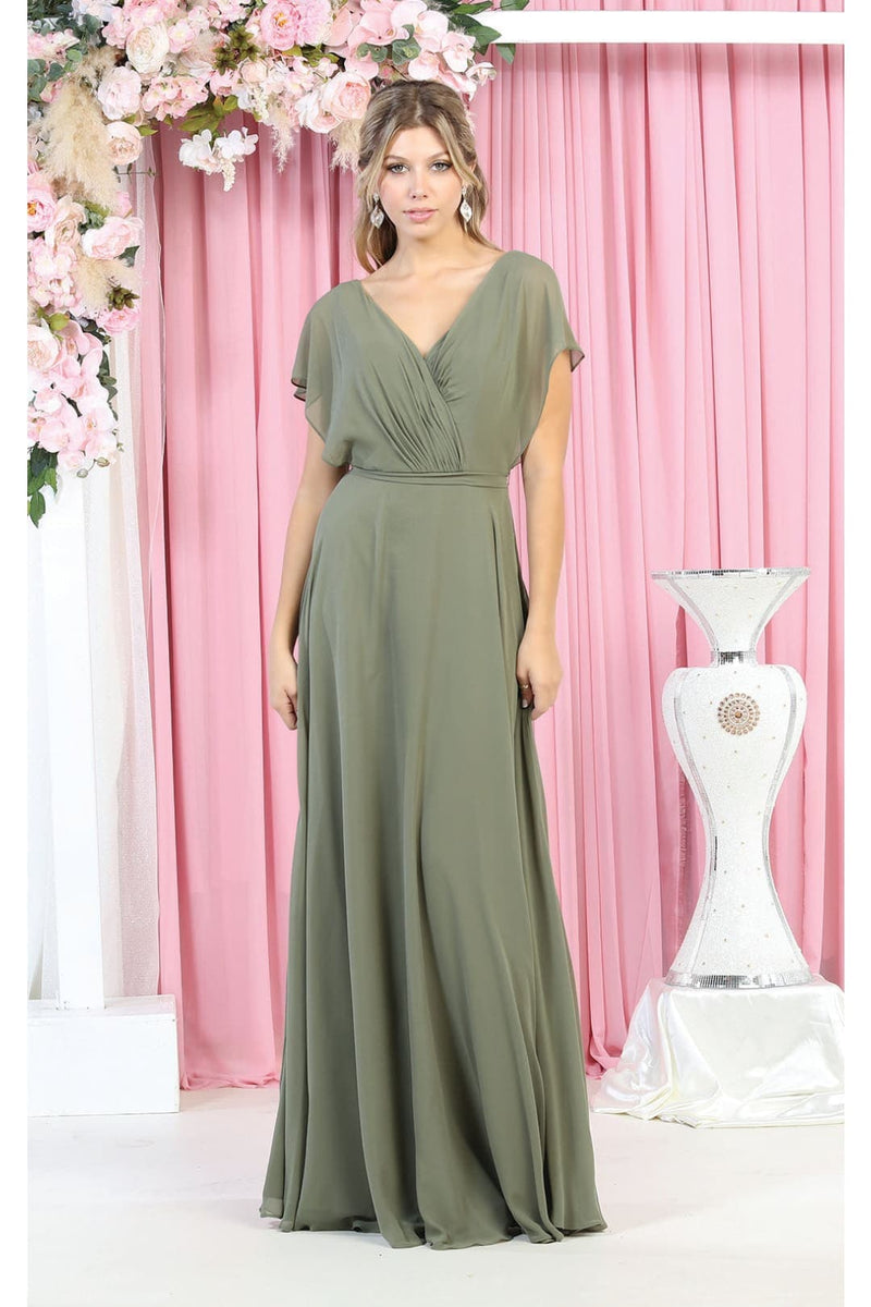Plus Size Long Evening Gown Maxi Formal Dress for Women By May Queen MQ1917