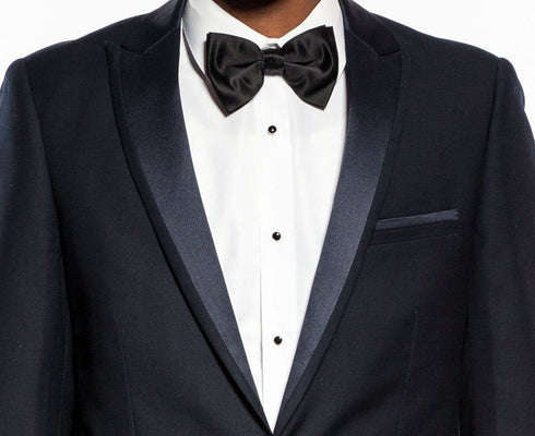 (36R, 40L, 40R) Slim Fit 2 Piece Navy Tuxedo