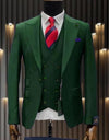 Green Double Breasted Suits - AlbertoNardoniStore