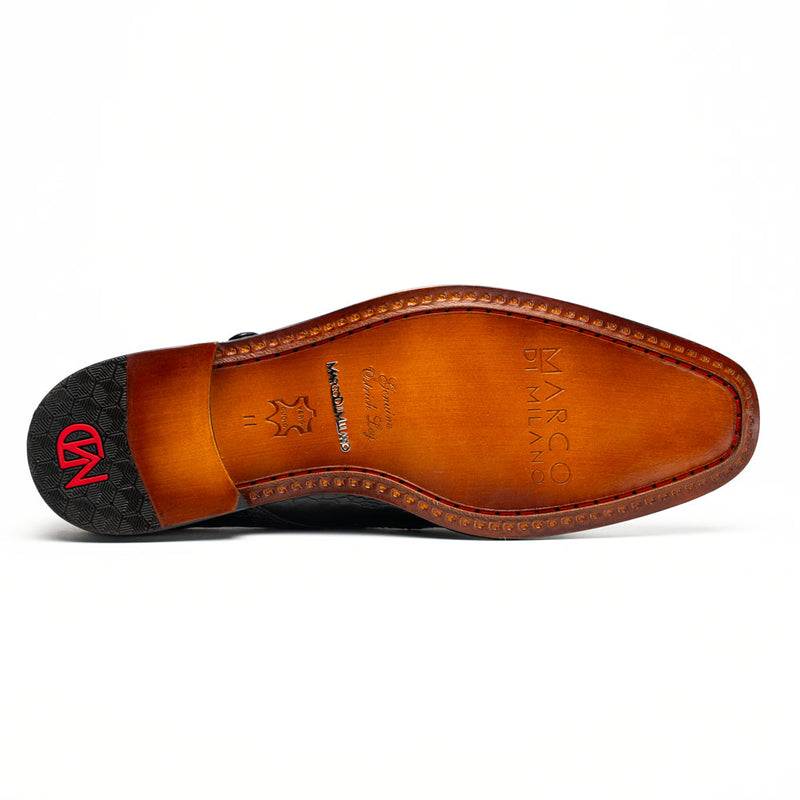 Marco_Di_Milano Napoli Black: Luxury Italian Leather Loafers