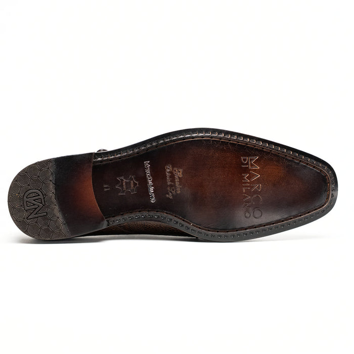 Marco Di Milano Napoli Brown Leather Oxfords