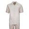 Mens Natural Linen Shirt and Pants Casual Outfit Set