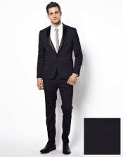 Navy Blue Prom Suit - AlbertoNardoniStore