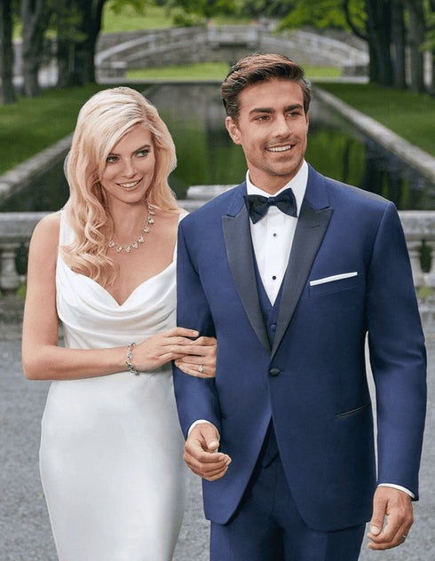 Navy Blue Wedding Tuxedo - AlbertoNardoniStore