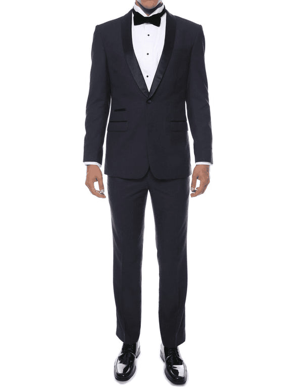 Navy Blue Wedding Tuxedo - AlbertoNardoniStore