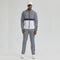 Walking Suit - Mens Houndstooth 2pc Navy Tracksuit