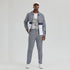 Walking Suit - Mens Houndstooth 2pc Navy Tracksuit