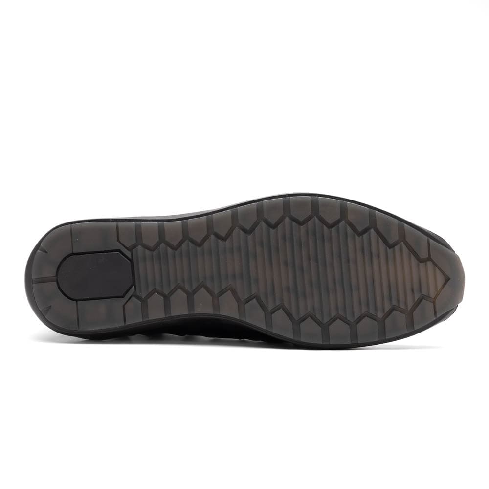 Genuine caiman crocodile sneakers Black Shoe