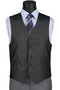 "Charcoal Grey Men's Suit Vest - Basic Style"