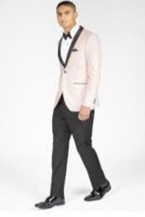 Rose Gold Suit For Men - Rose Gold Groomsmen Suits - AlbertoNardoniStore