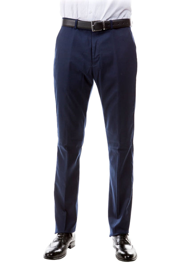 Navy Men's Designer Wool Suit Separate Pants