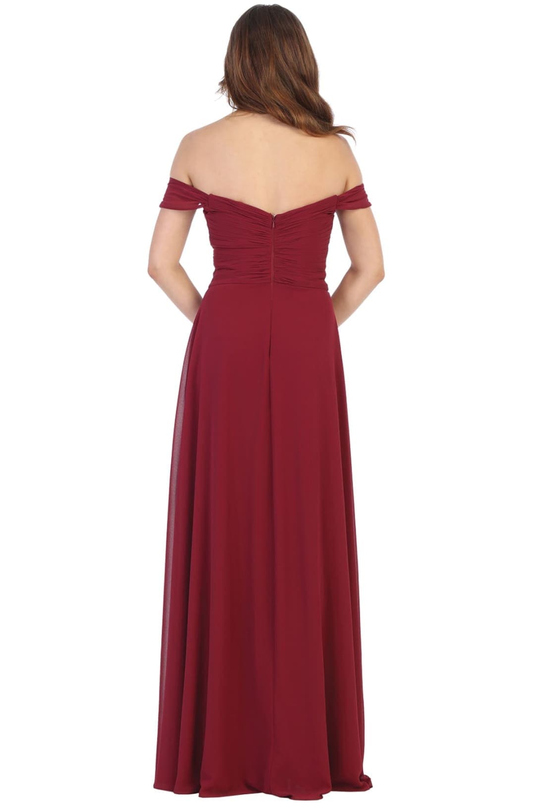 Bridesmaid Dresses Off Shoulder Evening Gown & Plus Size by MQ1711