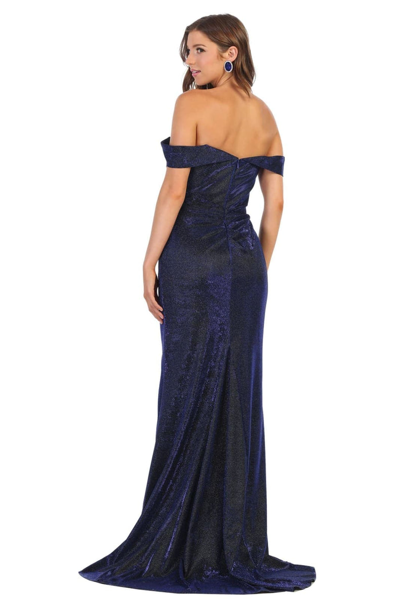 May Queen MQ1724 Off The Shoulder Long Dresses For Prom