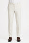 Offwhite Flat Front Wool Dress Pant 2560 by Tiglio Luxe