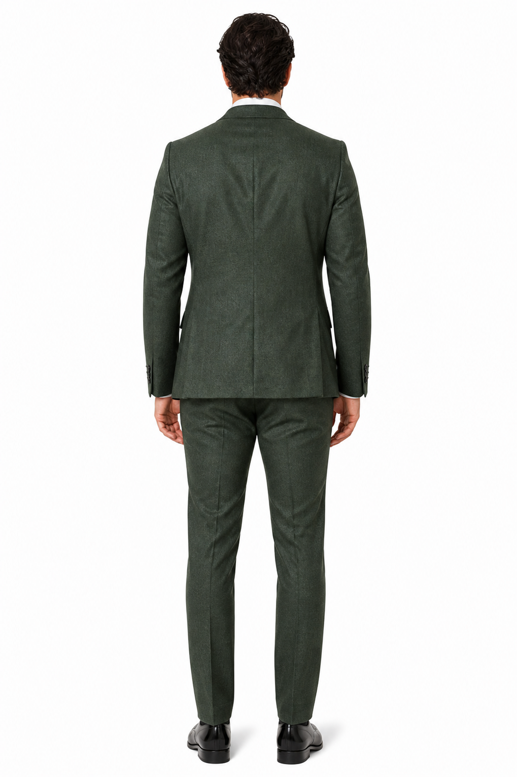 Olive Peaky Green 3 Piece Tweed Men's Suit