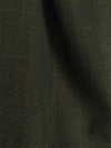 Olympia Collection - Glen Plaid Regular Fit Suit 3 Piece Olive