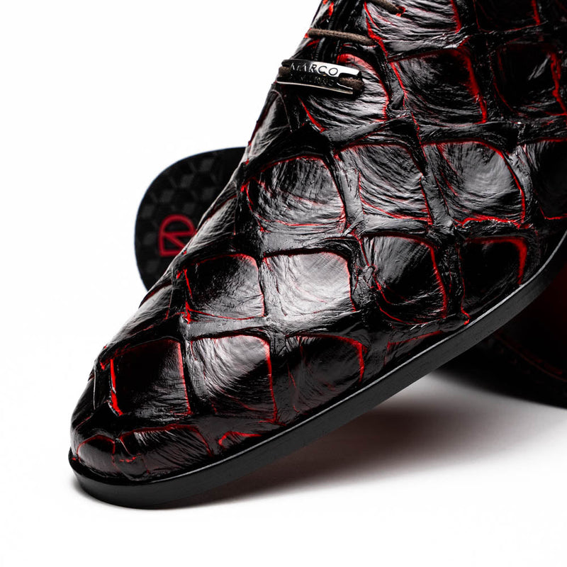 Marco_Di_Milano Olivieri Blackcherry Leather Shoe