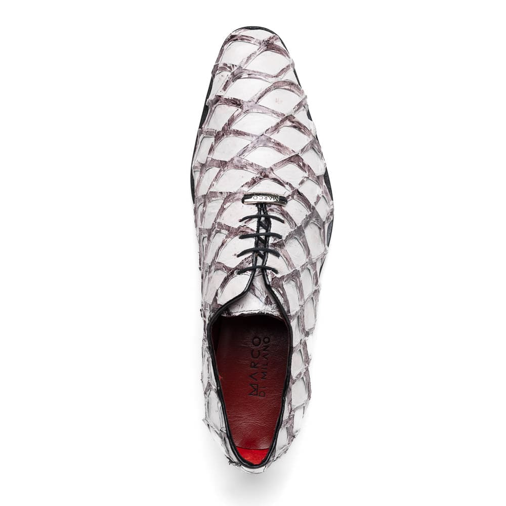 Marco Di Milano Olivieri Pirarucu Dress Oxfords Newspaper