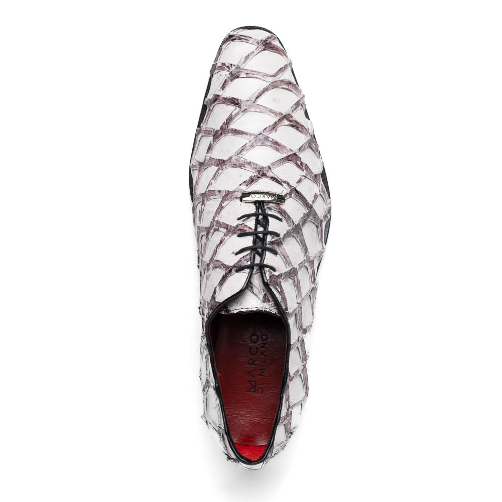 Marco Di Milano Olivieri Pirarucu Dress Oxfords Newspaper