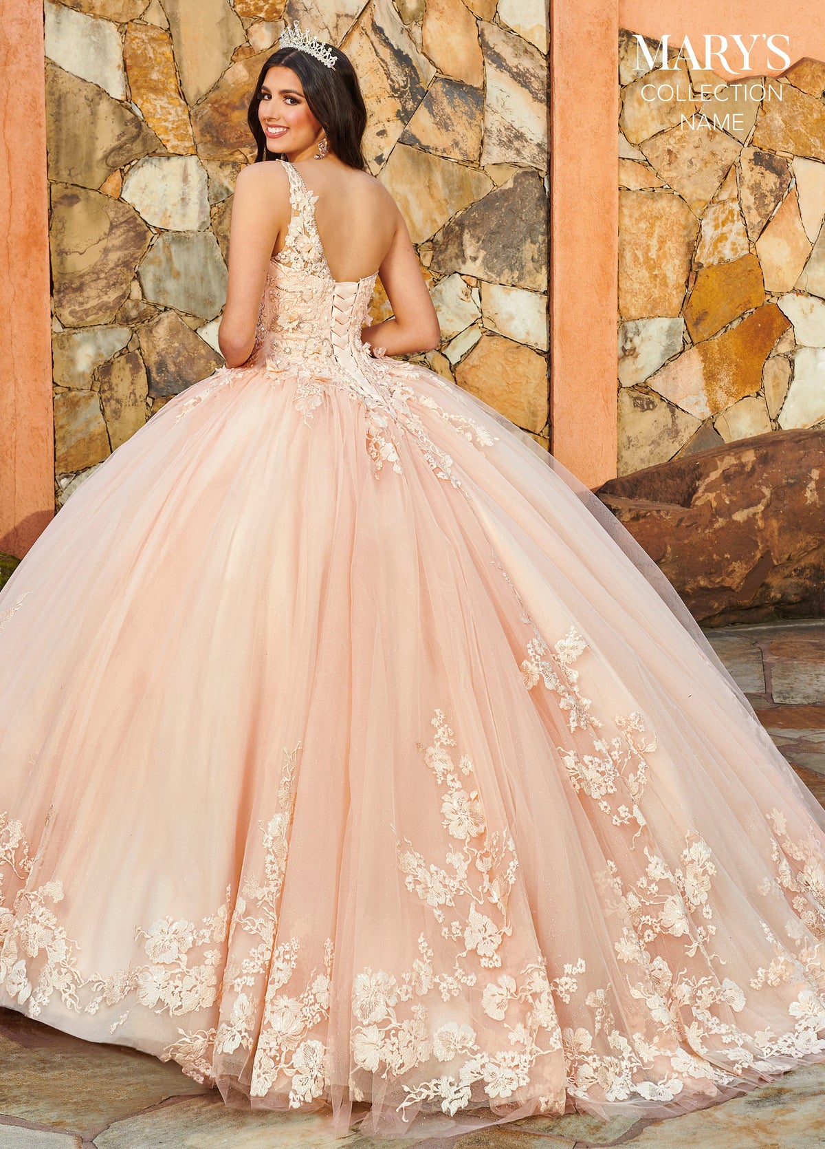 Mary's Bridal MQ2152 One Shoulder Quinceanera Dress