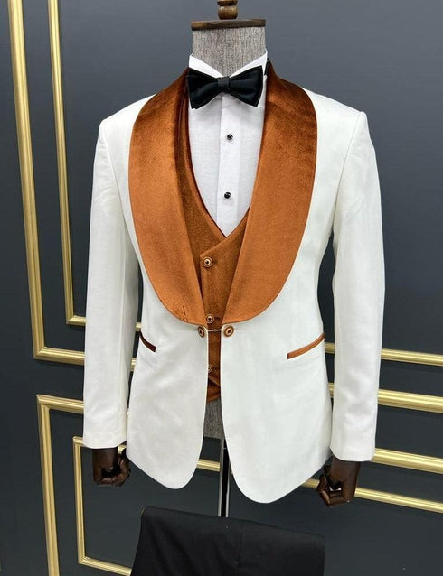 Orange and White Tuxedo - AlbertoNardoniStore