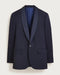 Men’s Navy James Bond Tuxedo Dinner Jacket – Satin Shawl Lapel Wedding, Prom and Black-Tie Blazer