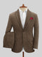 Men’s Brown Herringbone Tweed Groom Suit – Country Wedding & Rustic Wedding Suit