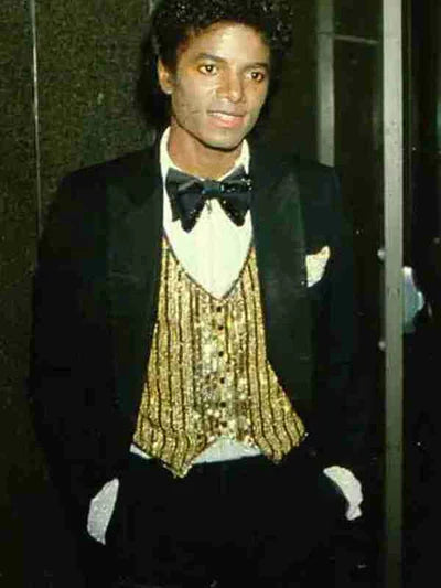 Men’s Black Tuxedo Blazer Michael Jackson Award Ceremony Vintage Jacket – Classic Formal, Elegant Party Dinner Jacket